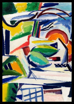 Maximalist Art No. 30 - 21x30cm|30x40cm|50x70cm|60x90cm, црна|бела|крем