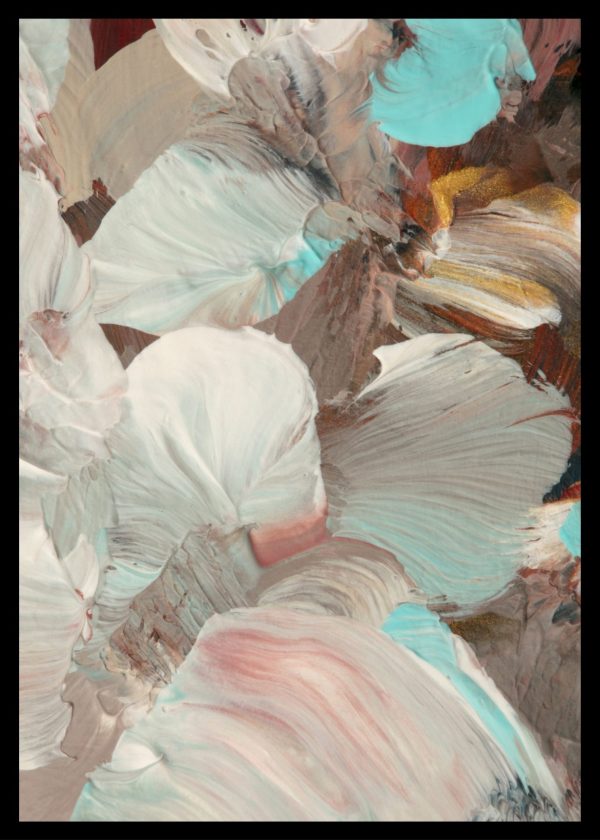 Maximalist Art No. 77 - 21x30cm|30x40cm|50x70cm|60x90cm, црна|бела|крем