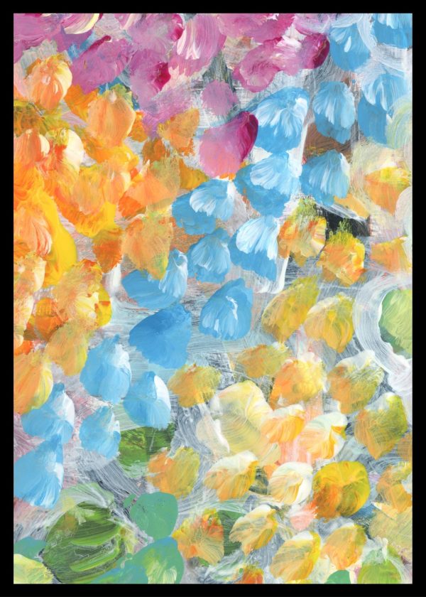 Maximalist Art No. 81 - 21x30cm|30x40cm|50x70cm|60x90cm, црна|бела|крем