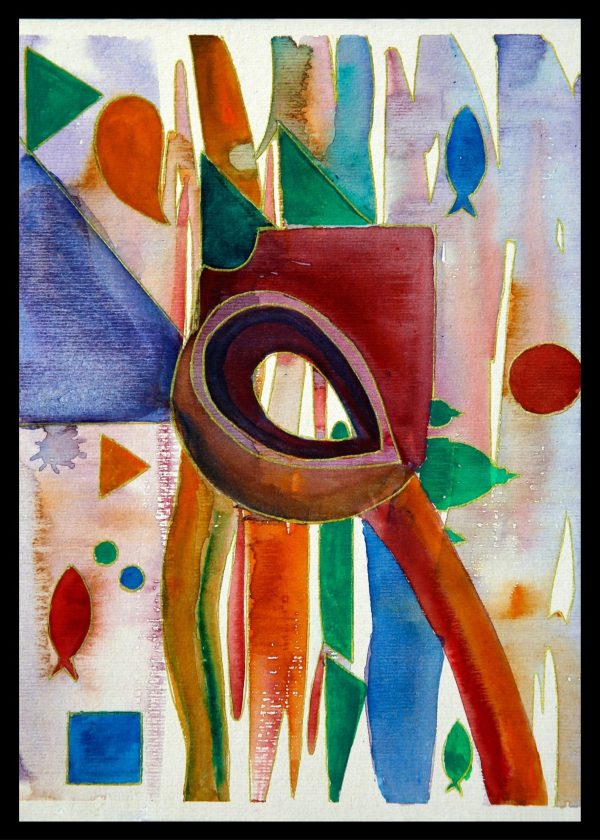 Maximalist Art No. 85 - 21x30cm|30x40cm|50x70cm|60x90cm, црна|бела|крем