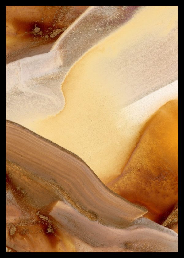 Maximalist Art No. 111 - 21x30cm|30x40cm|50x70cm|60x90cm, црна|бела|крем