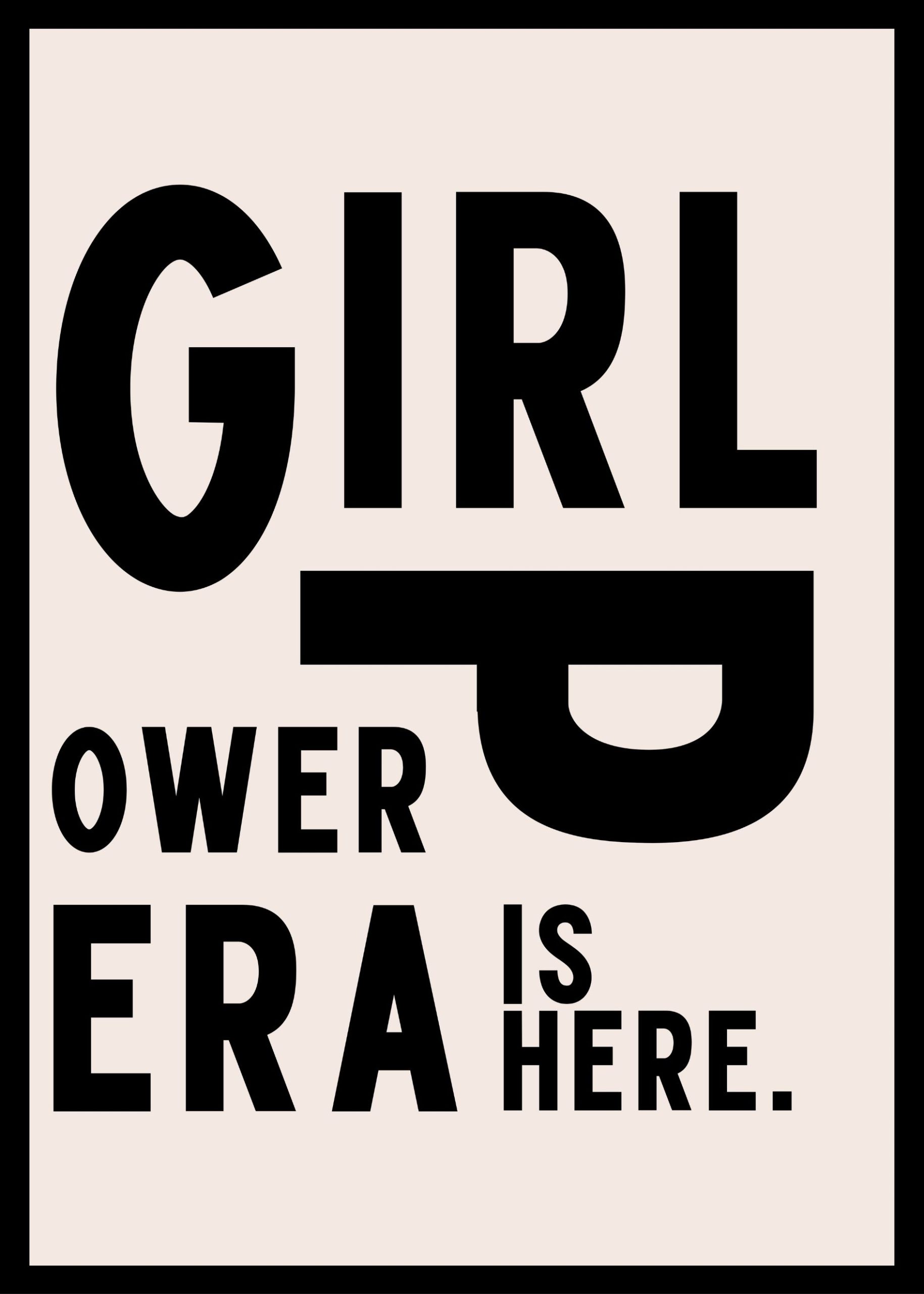 Maximalist Art No. 113 - 21x30cm|30x40cm|50x70cm|60x90cm, црна|бела|крем