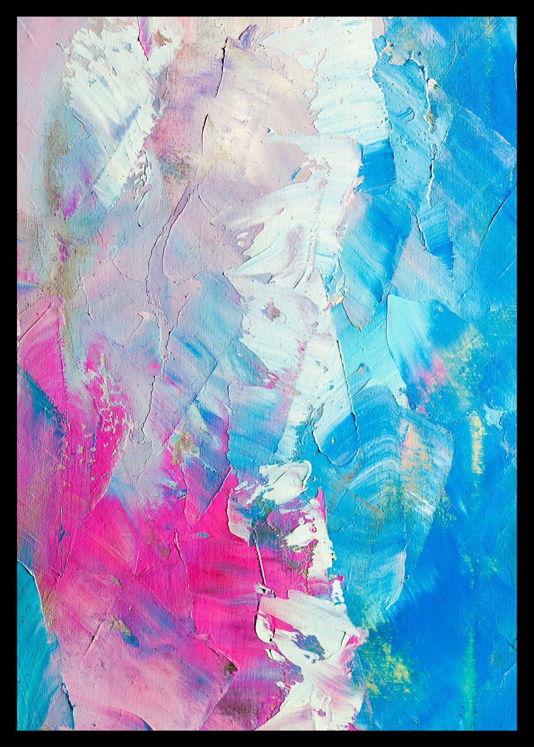 Maximalist Art No. 226 - 21x30cm|30x40cm|50x70cm|60x90cm, црна|бела|крем