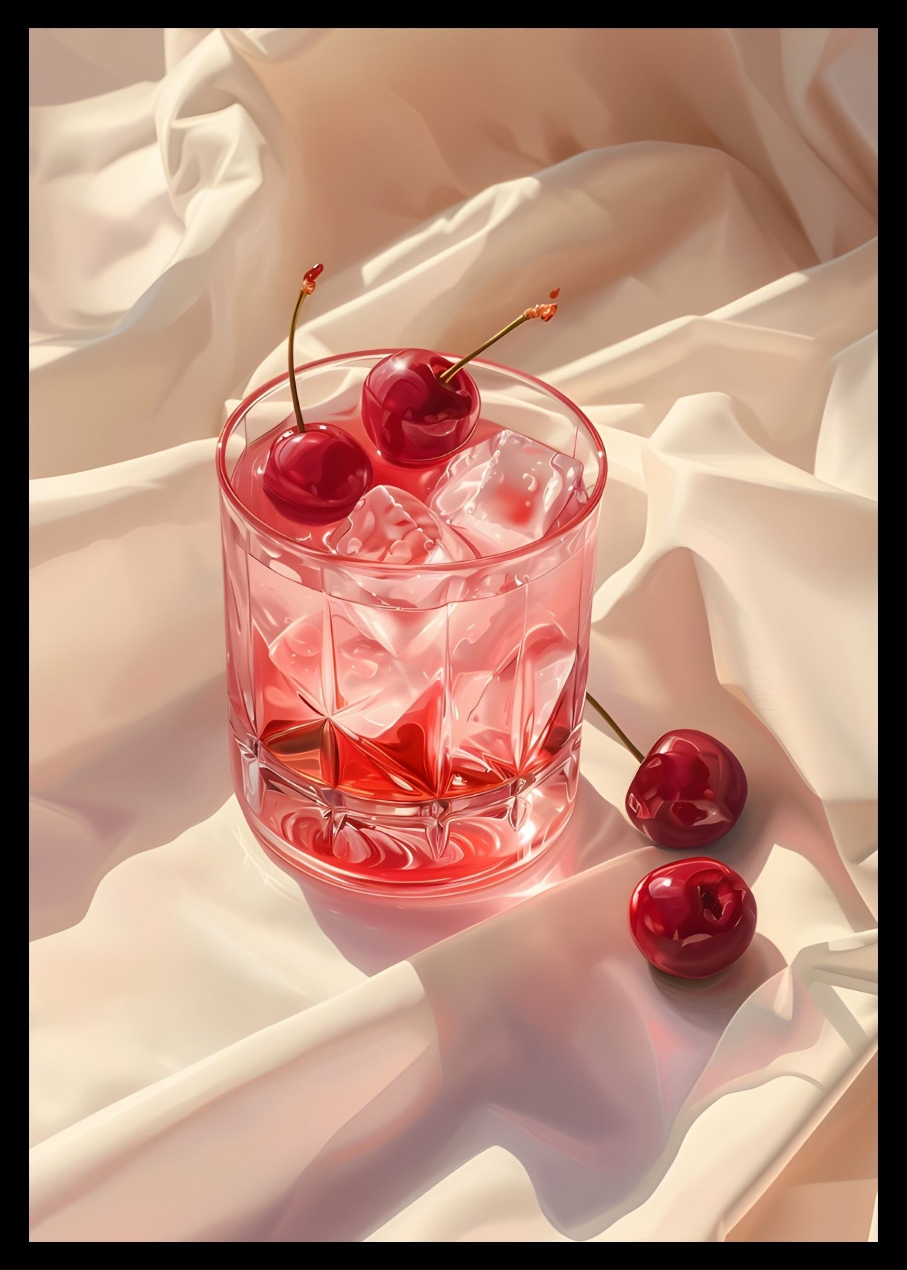 Maximalist Art No. 230 - 21x30cm|30x40cm|50x70cm|60x90cm, црна|бела|крем