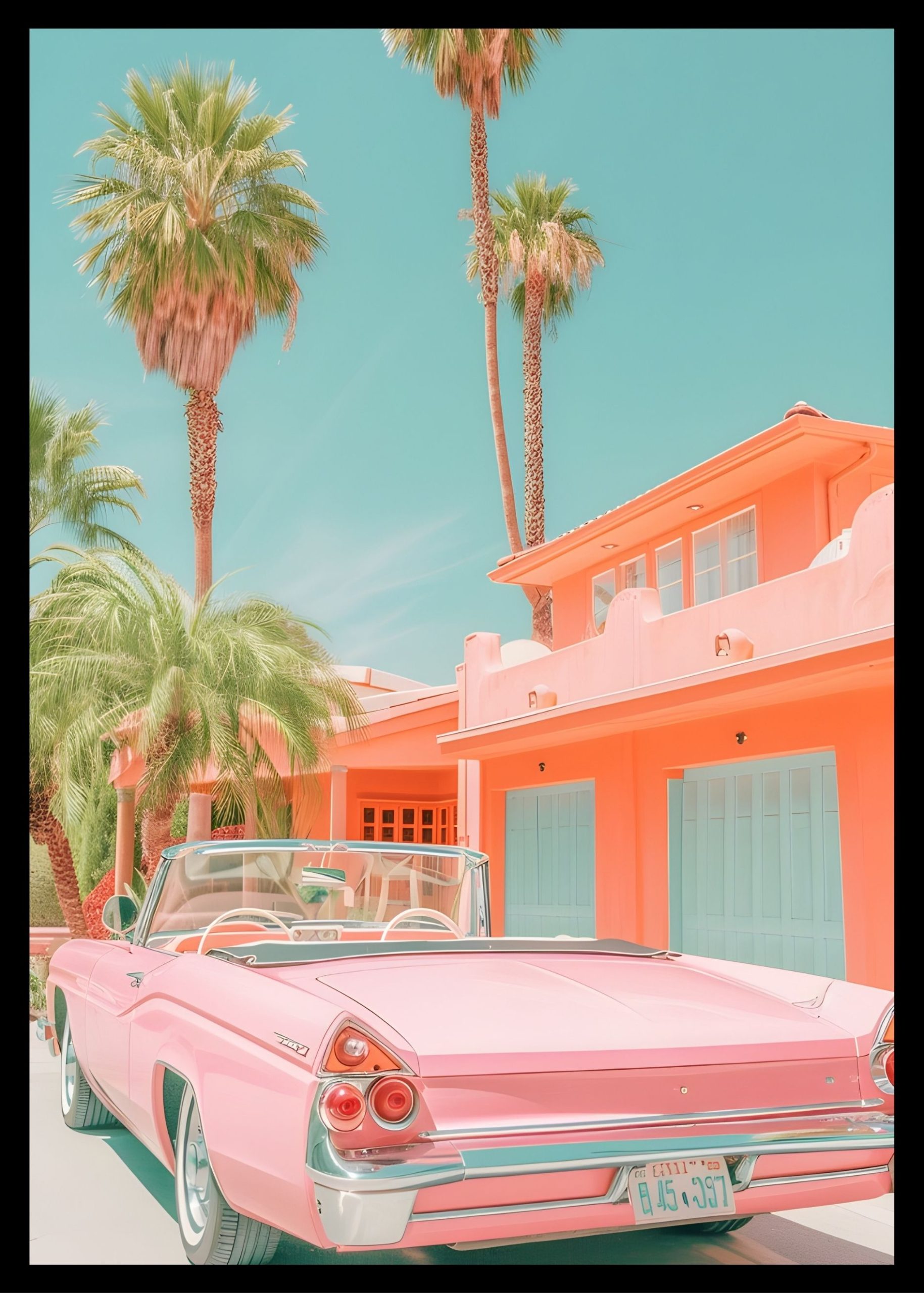 Maximalist Art No. 244 - 21x30cm|30x40cm|50x70cm|60x90cm, црна|бела|крем