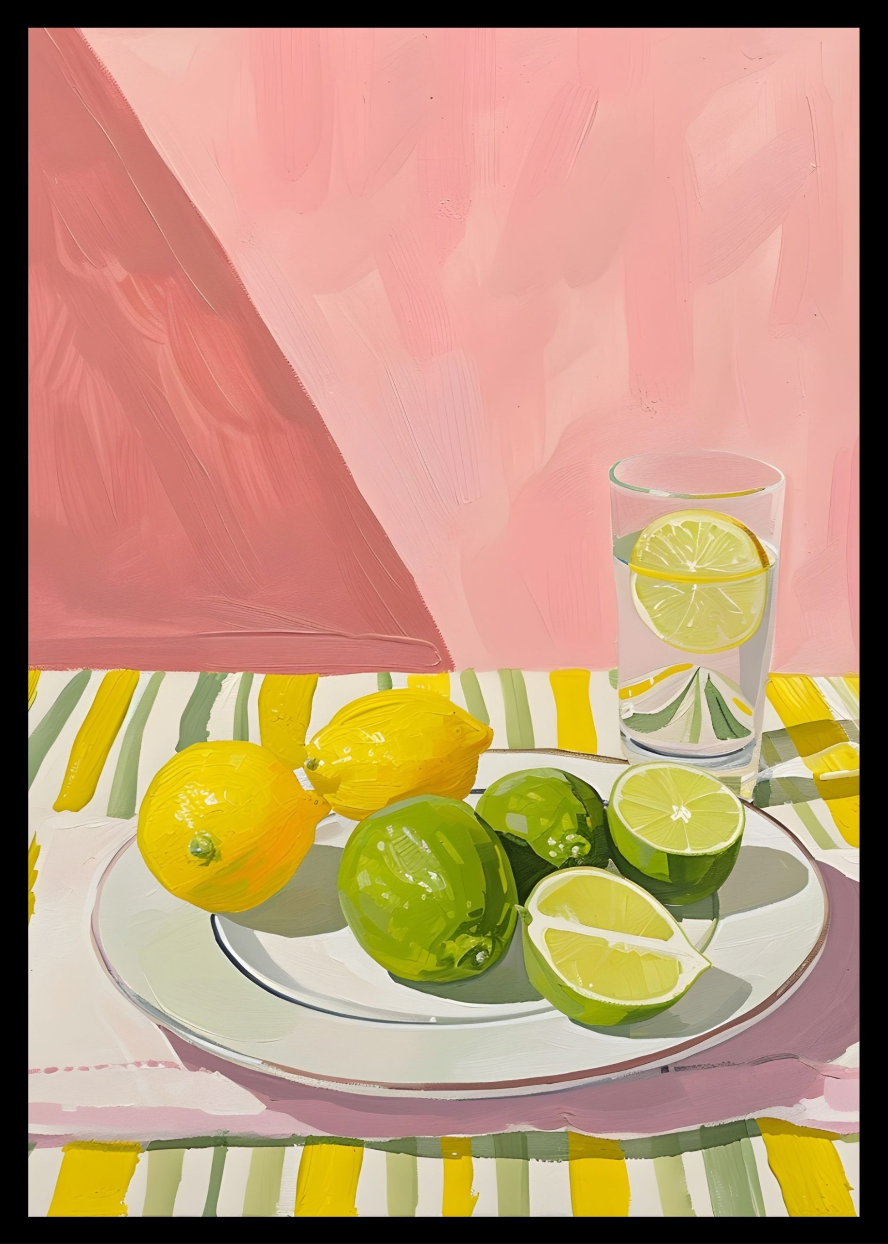 Maximalist Art No. 245 - 21x30cm|30x40cm|50x70cm|60x90cm, црна|бела|крем