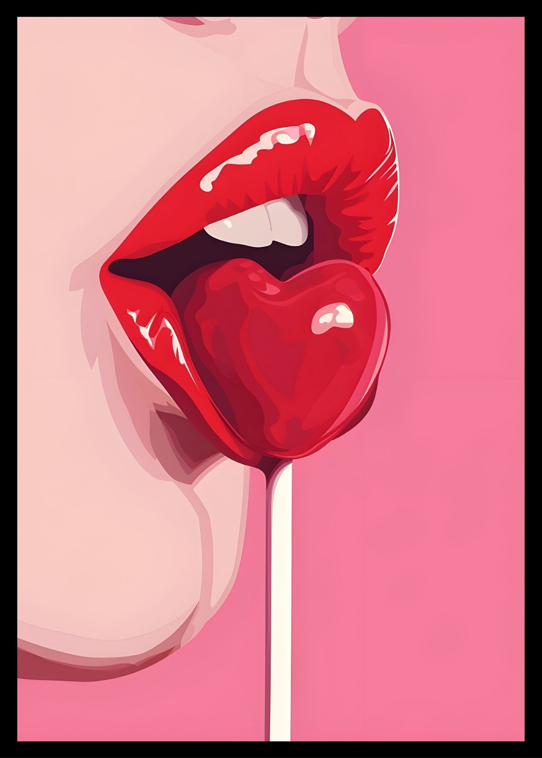 Maximalist Art No. 246 - 21x30cm|30x40cm|50x70cm|60x90cm, црна|бела|крем