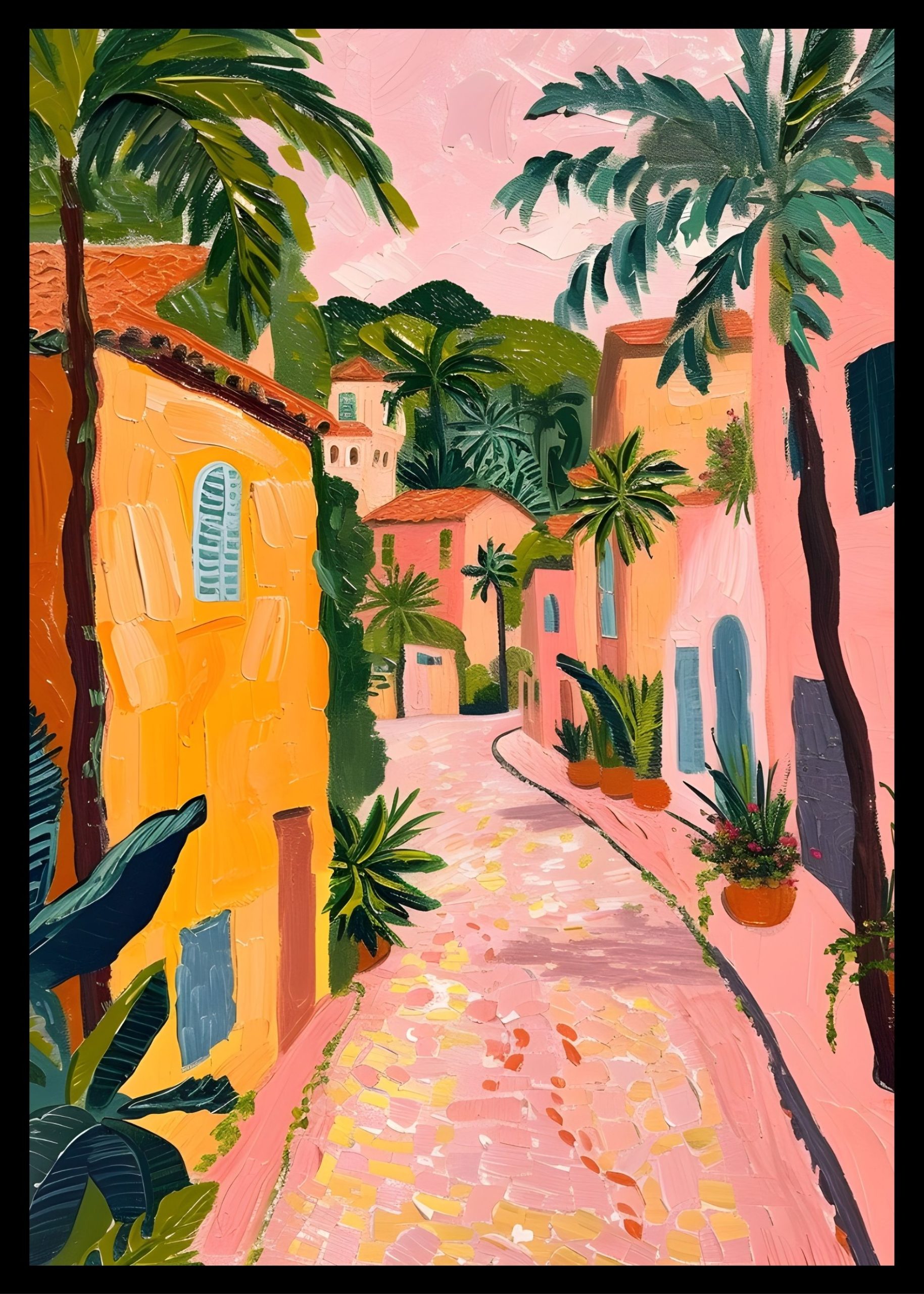 Maximalist Art No. 262 - 21x30cm|30x40cm|50x70cm|60x90cm, црна|бела|крем