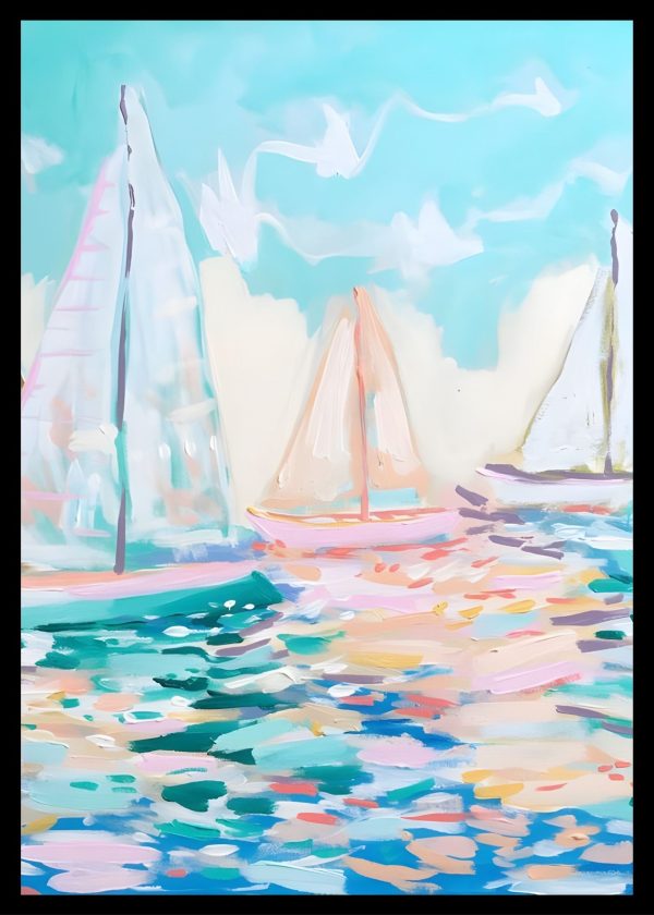 Maximalist Art No. 285 - 21x30cm|30x40cm|50x70cm|60x90cm, црна|бела|крем