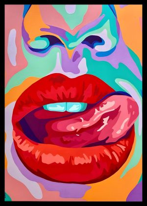 Maximalist Art No. 289 - 21x30cm|30x40cm|50x70cm|60x90cm, црна|бела|крем