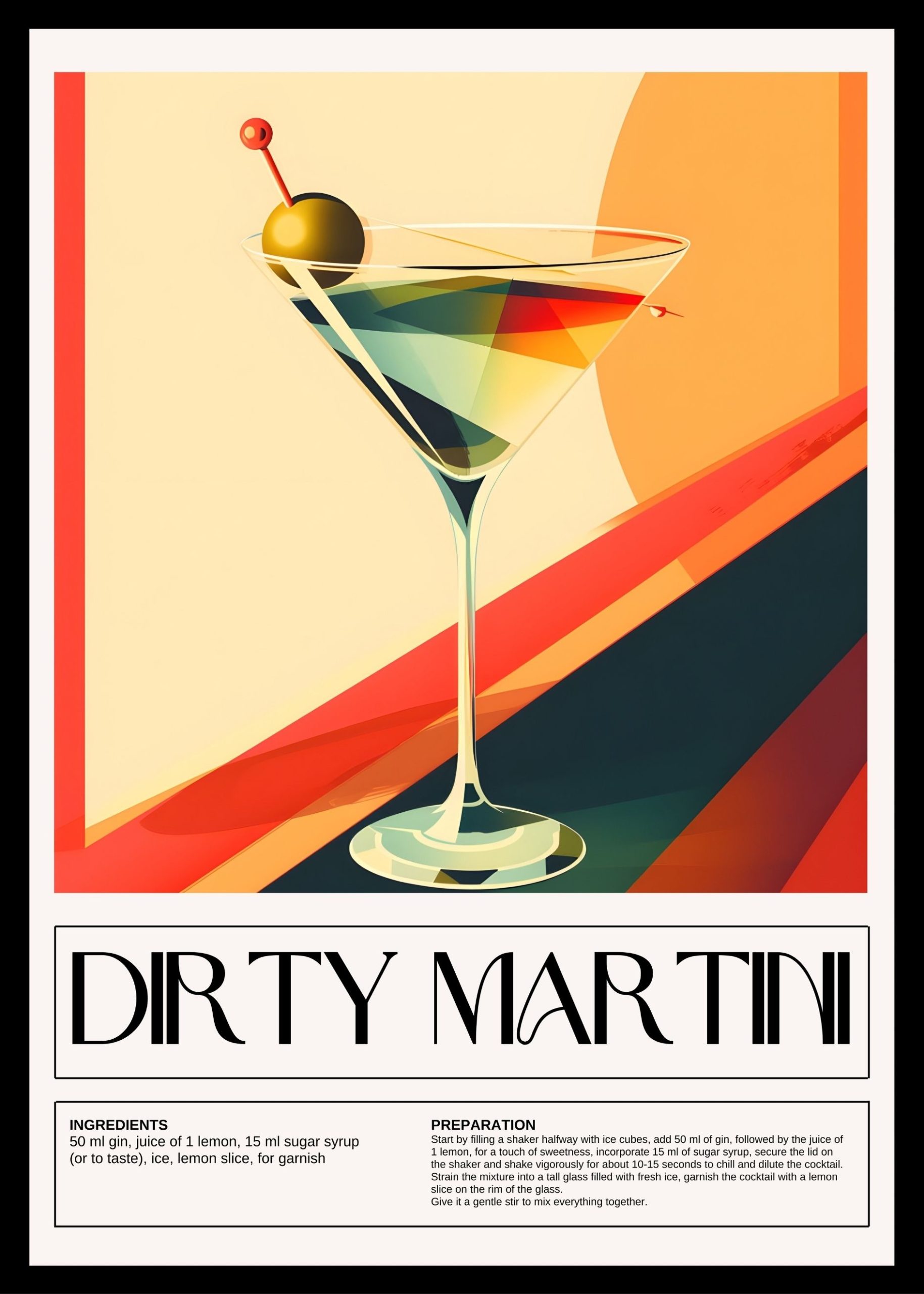 Dirty Martini Recipe No. 02