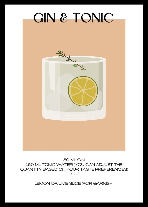Gin  & Tonic Recipe