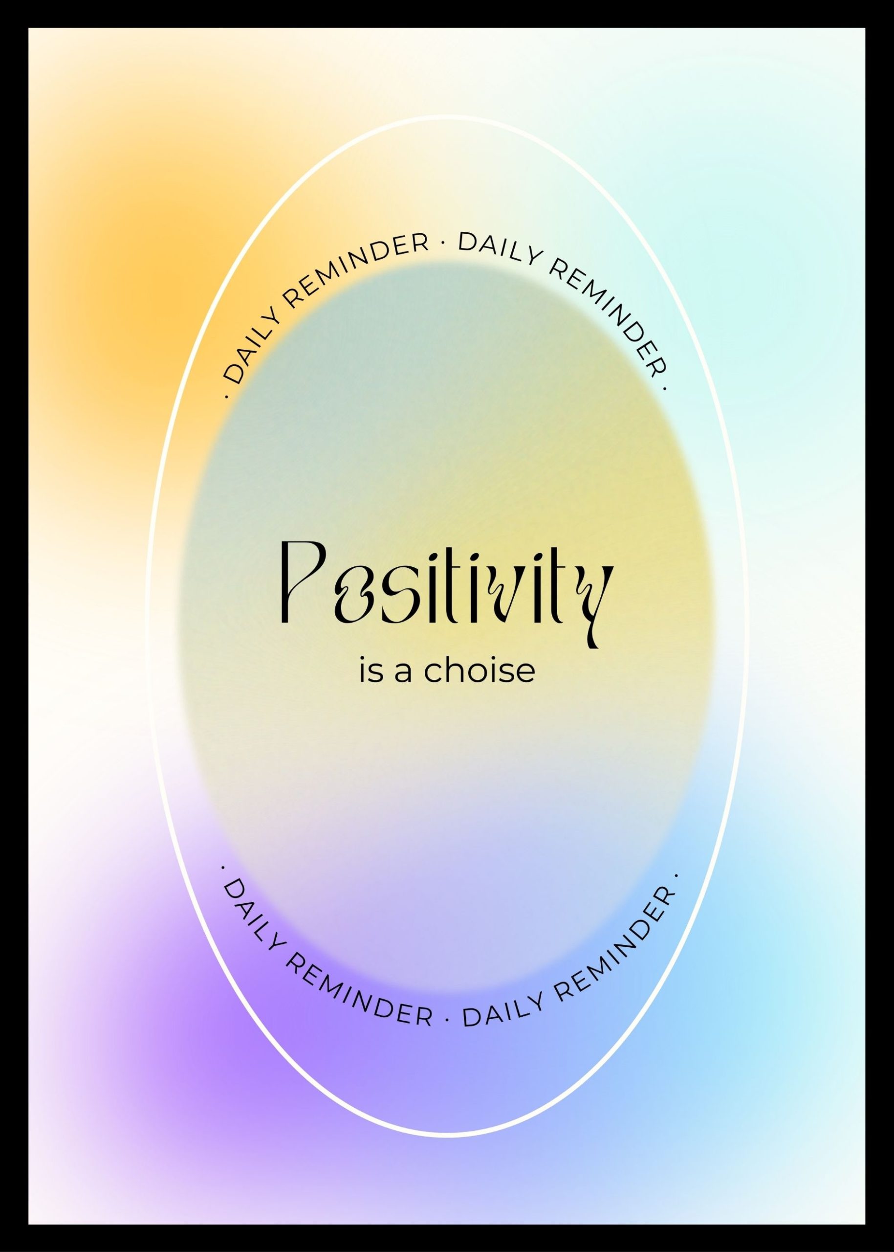 Positivity Is a Choice