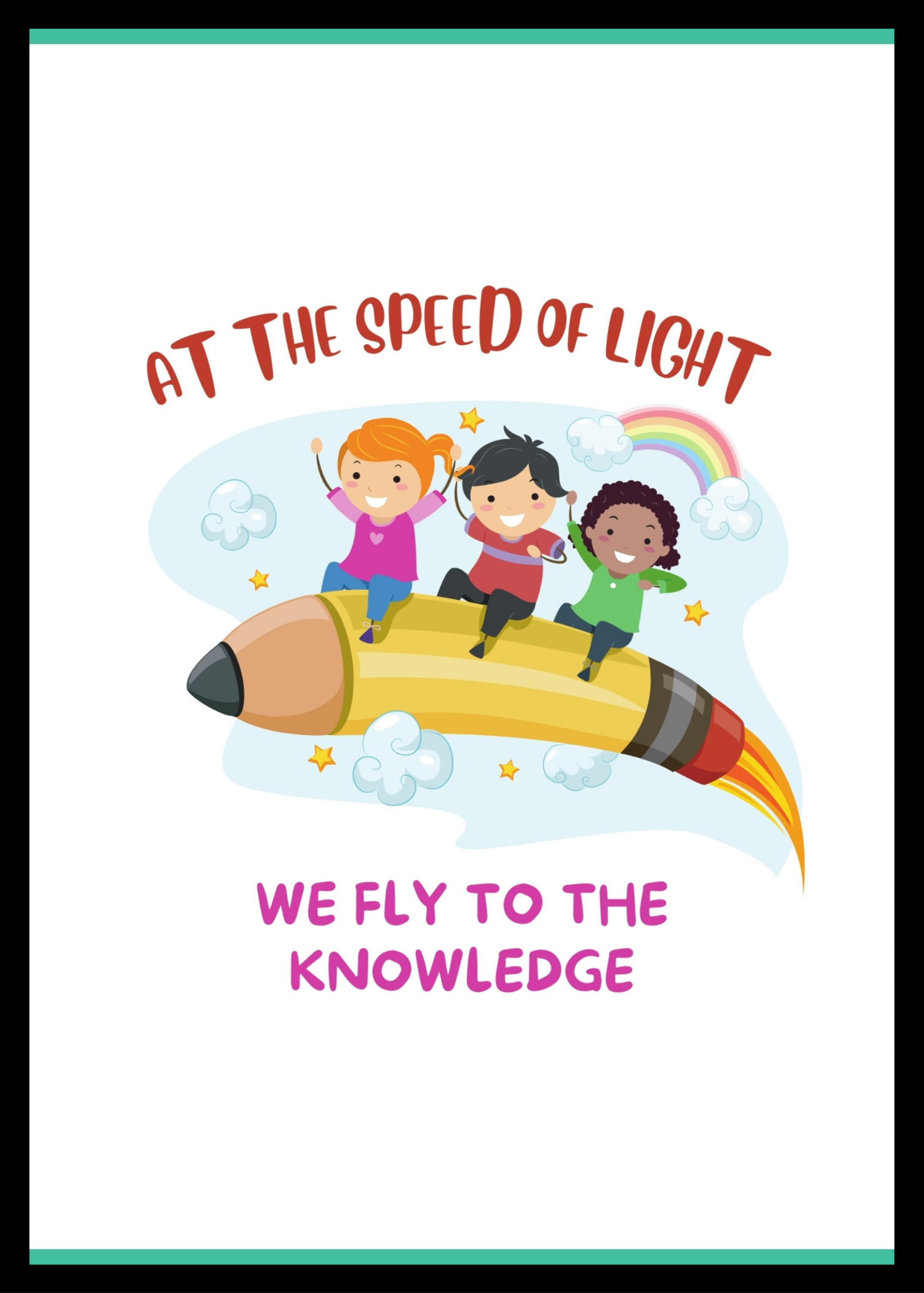 At the speed of light, we fly to the knowledge