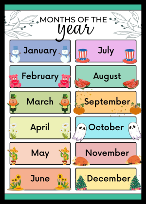 Months of the year